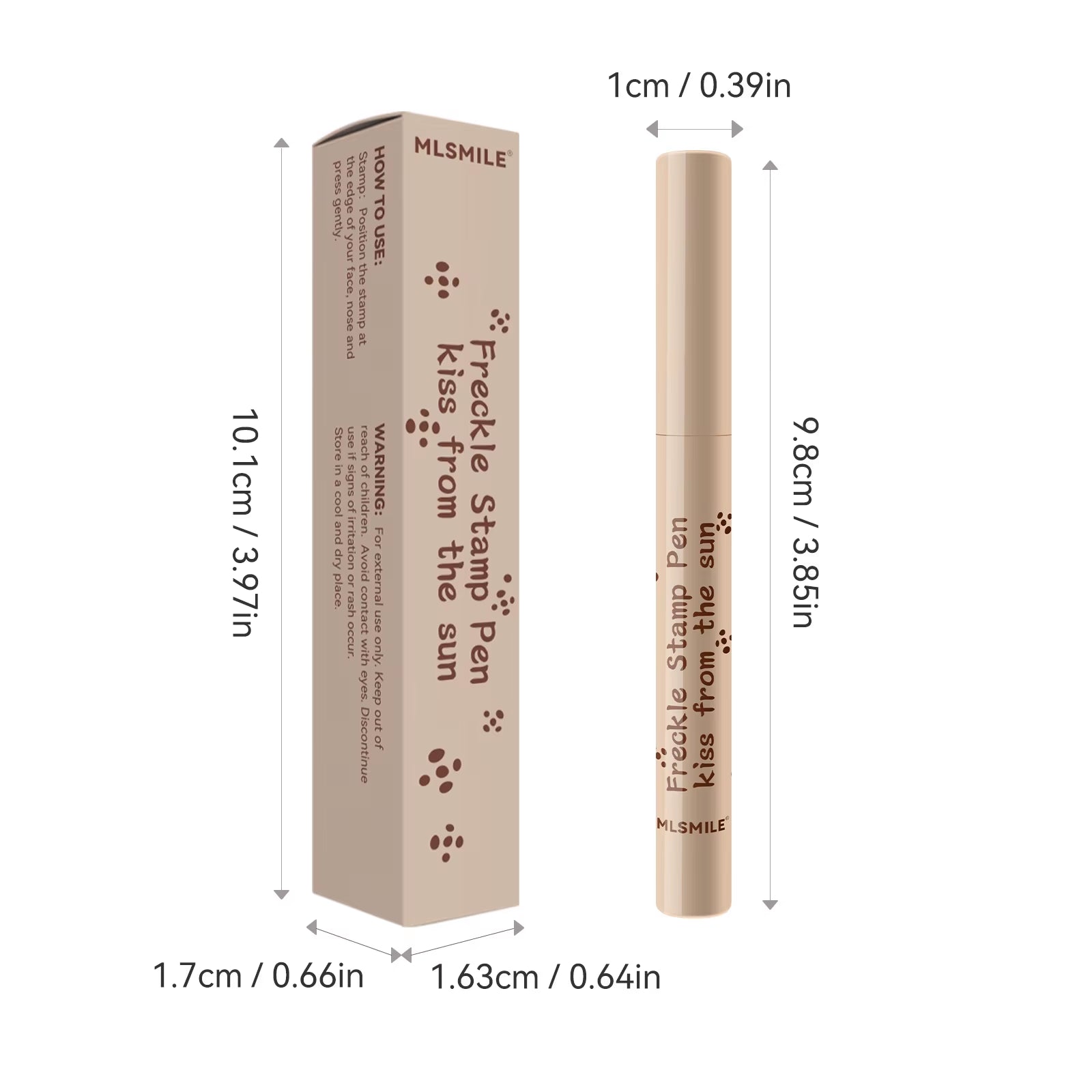 Natural Imitation Freckle Pen Is Not Easy to Fade Long-Lasting Waterproof Quick Dry Easy to Use Stamp Freckle Dot Pen