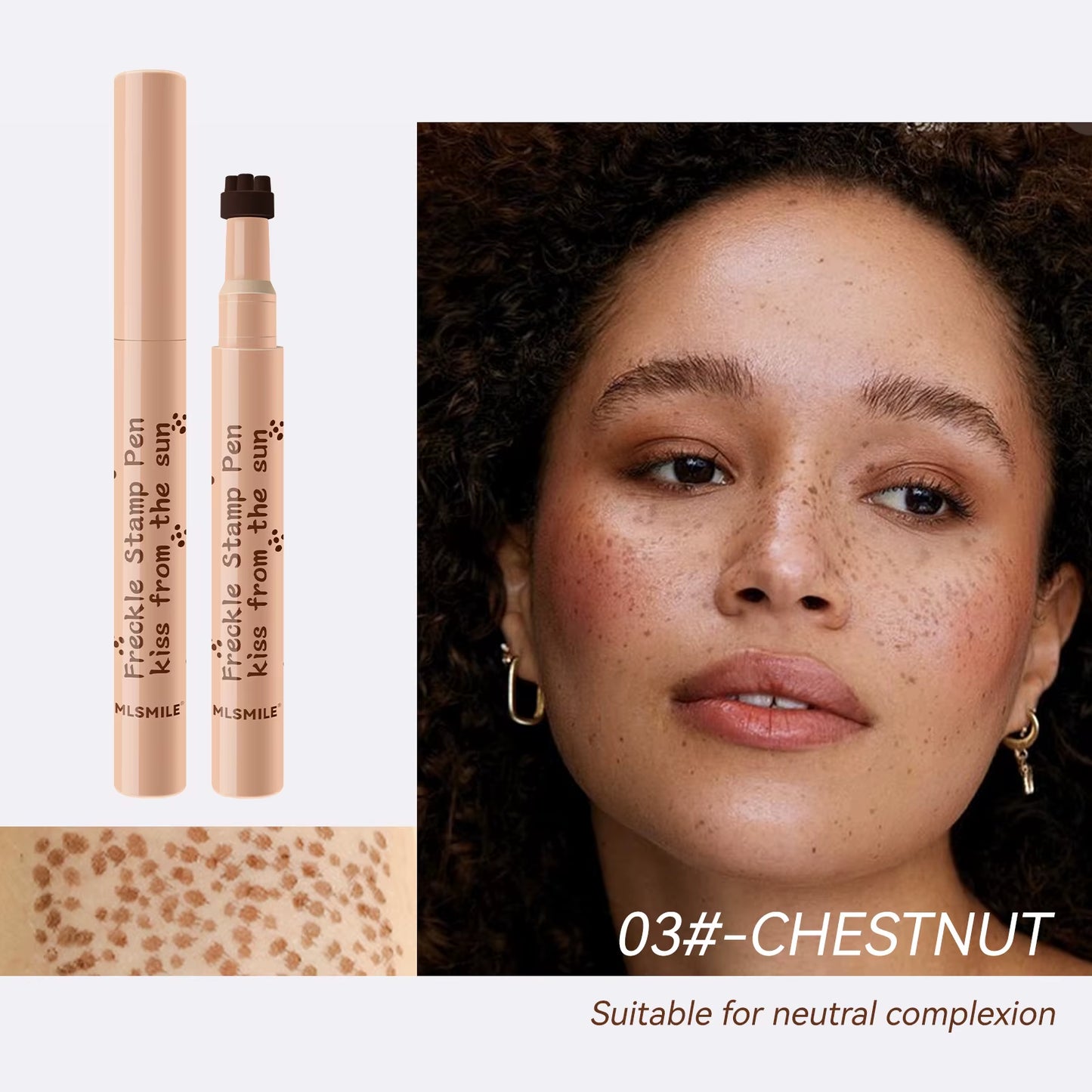 Natural Imitation Freckle Pen Is Not Easy to Fade Long-Lasting Waterproof Quick Dry Easy to Use Stamp Freckle Dot Pen