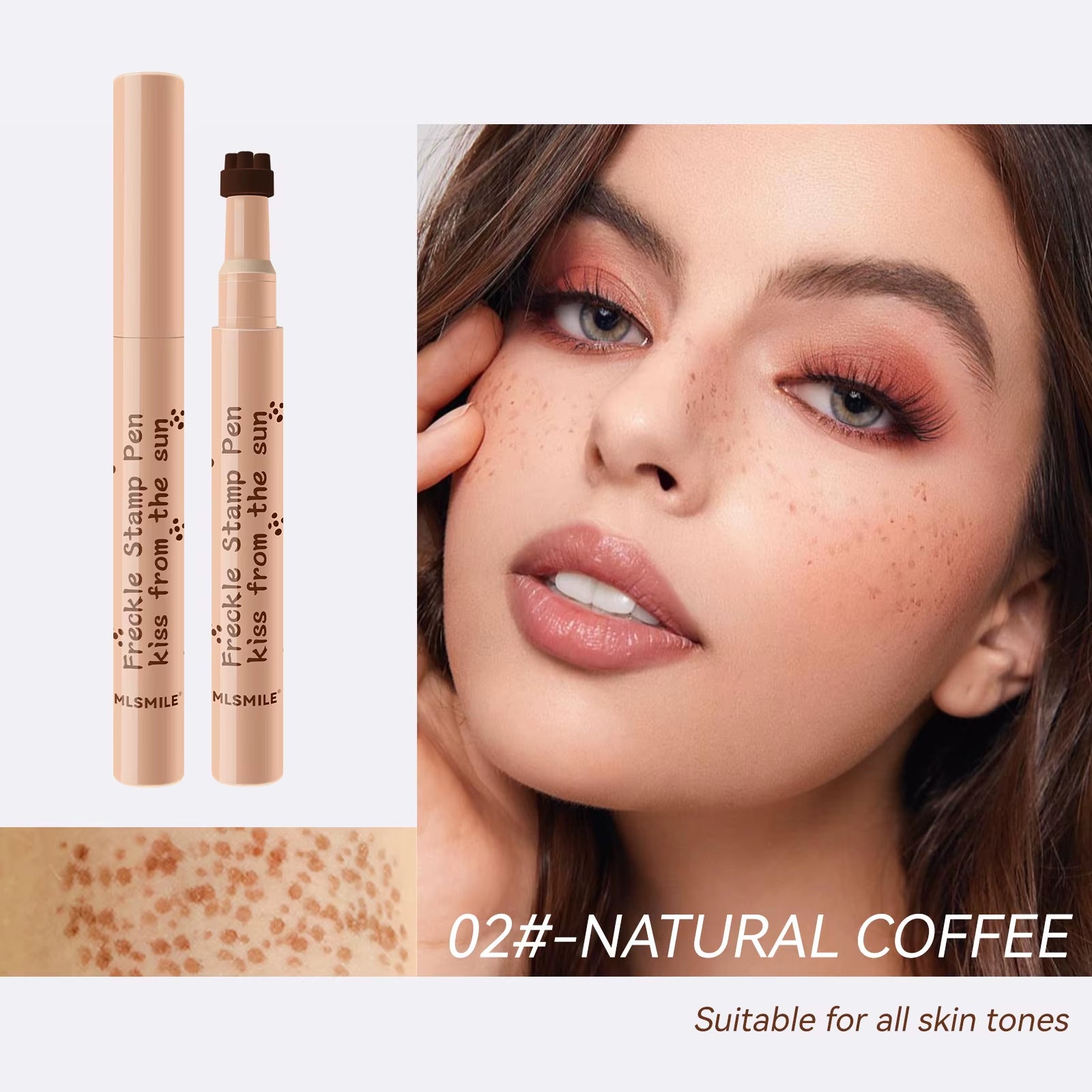 Natural Imitation Freckle Pen Is Not Easy to Fade Long-Lasting Waterproof Quick Dry Easy to Use Stamp Freckle Dot Pen